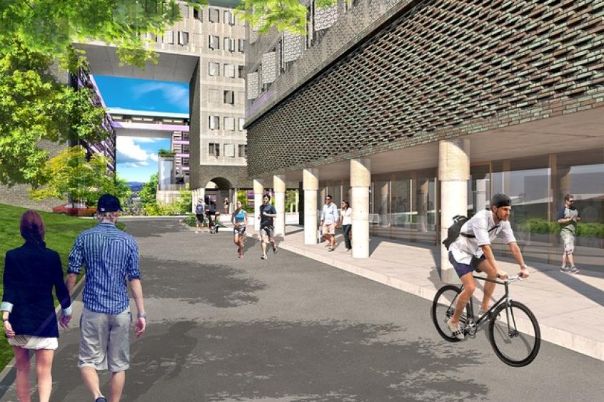 University of Queensland’s student residences project designed by Wilson Architects and Partners Hill. Image: Wilson Architects and Partners Hill