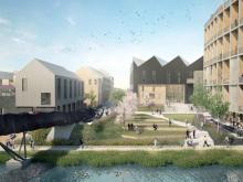 The Scandinavian firm, White Arkitekter, is working in tandem with urban developers Citu to design a plan Leeds where the apartments and homes become among the most sustainable in the world. All renderings courtesy of Citu.